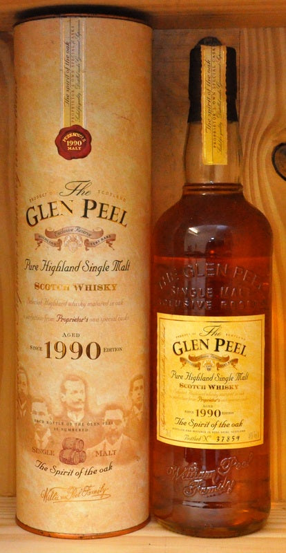 Glen Peel - 1990 - Highland - 700ml - 40% vol - Whiskey - M&M Personal