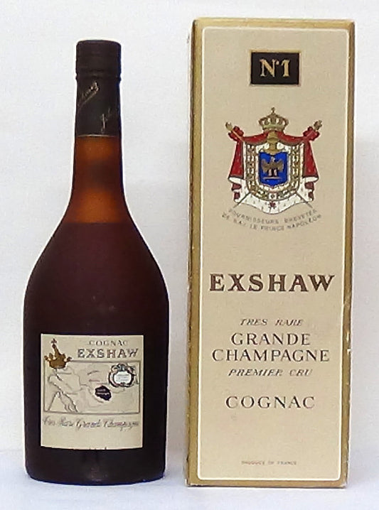 1960’s Exshaw Tres Rare Grande Champagne 1er Cru Cognac 24 fl ozs - M&