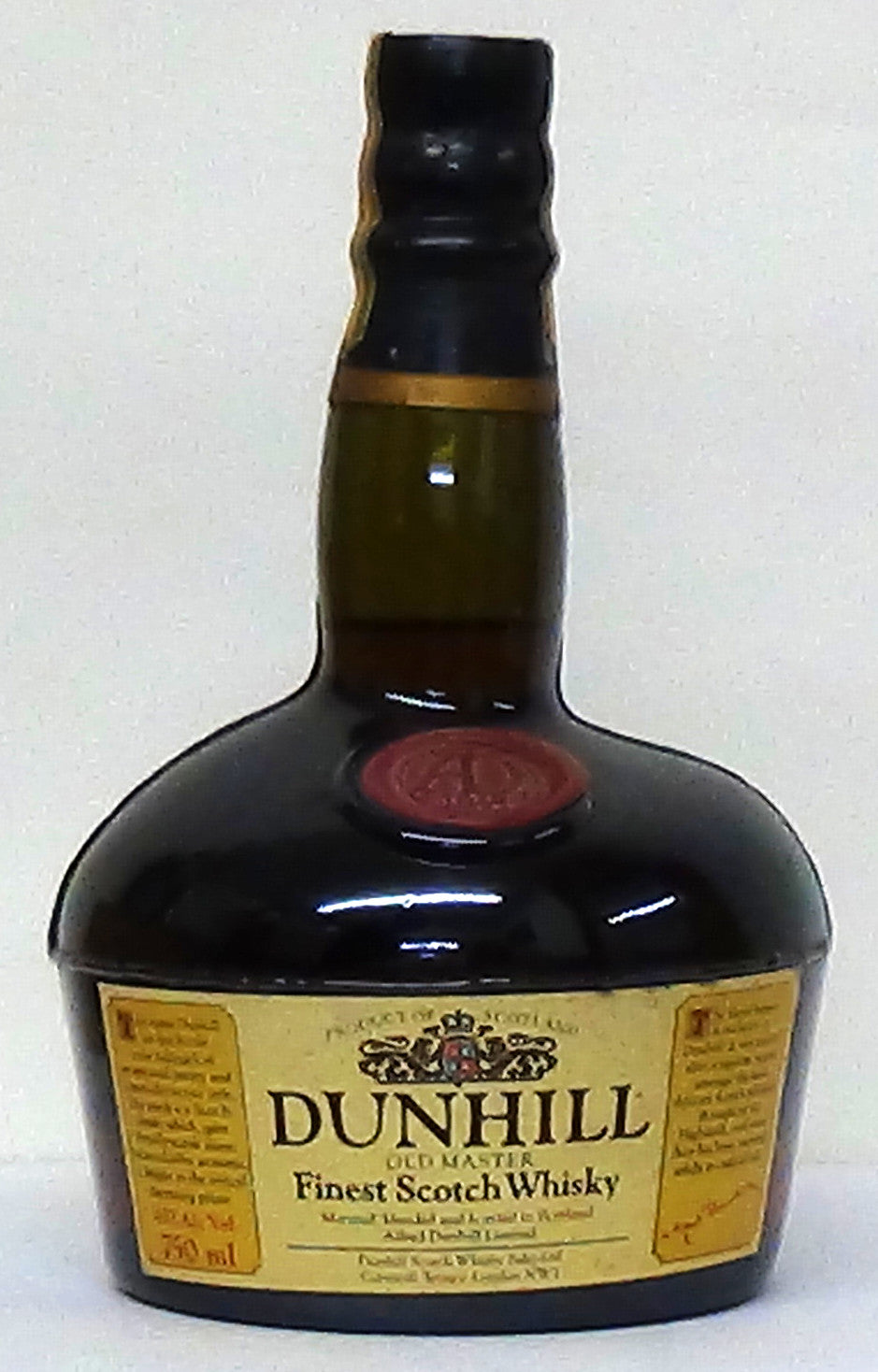 1980’s Dunhill Old Master Finest Scotch 43% abv - M&M Personal Vintner