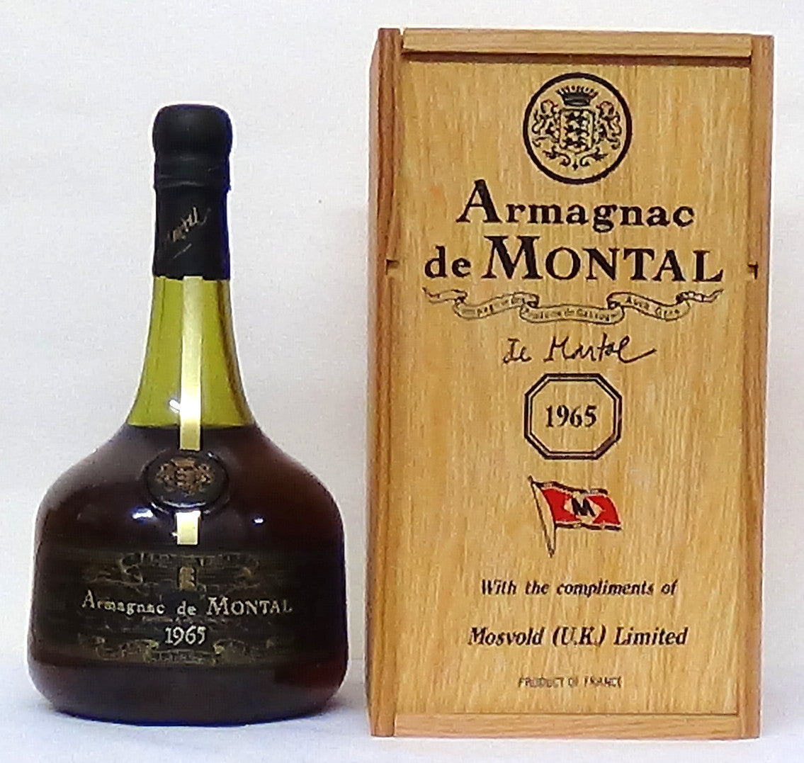 1965 De Montal Vintage Millesime Armagnac - M&M Personal Vintners Ltd