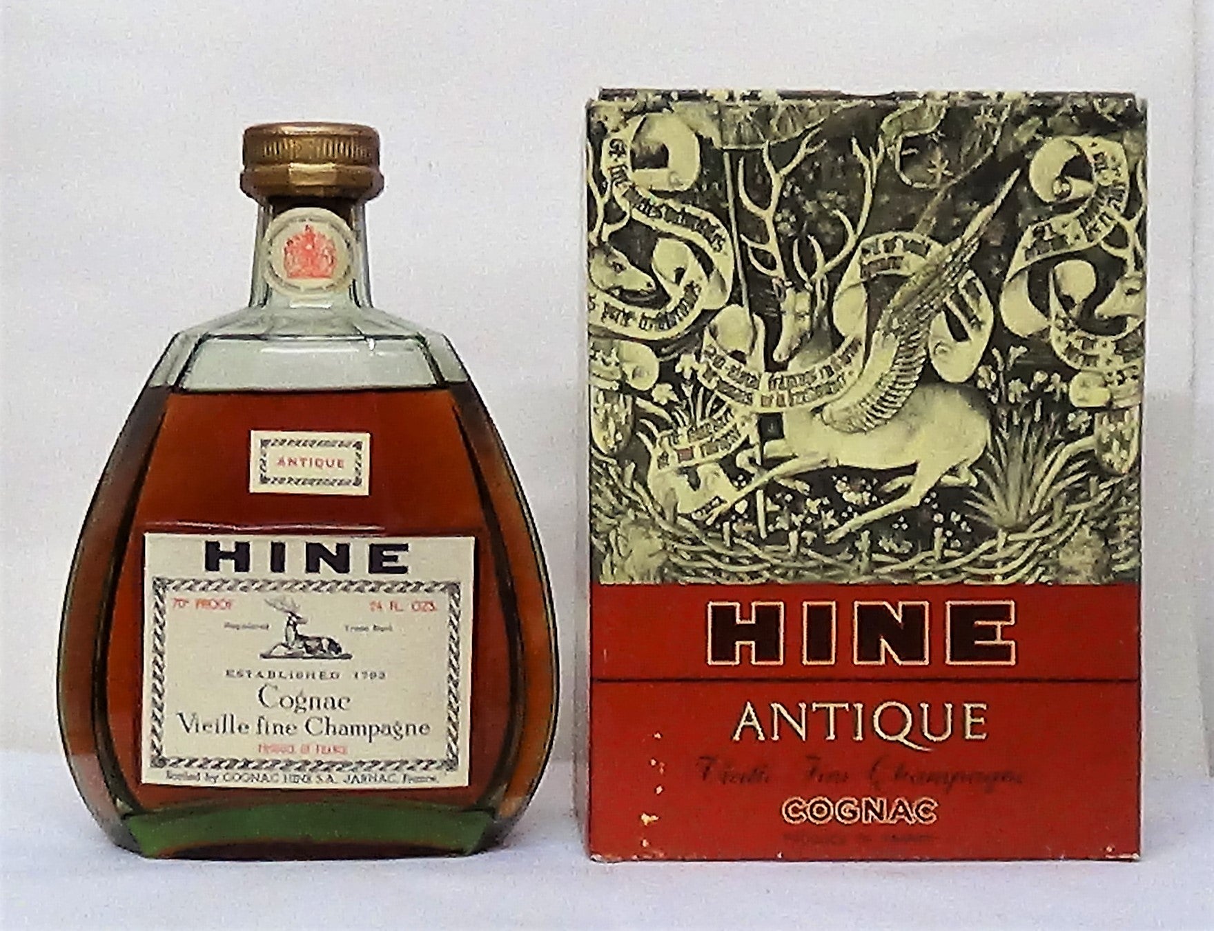 1960’s Hine Antique Cognac Vielle Fine Champagne - Cognac - M&M Person