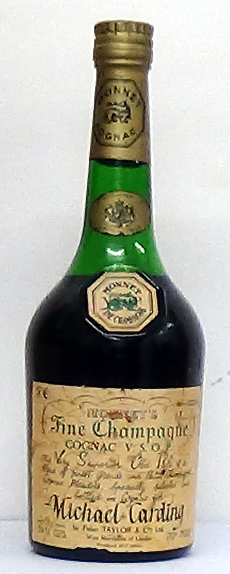 1960s Monnet's VSOP Fine Champagne Cognac 24 fl ozs - Cognac - Spirits