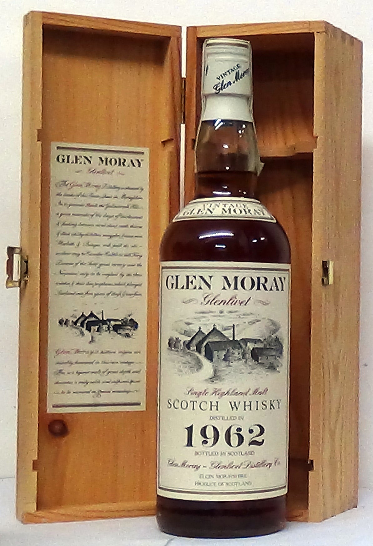 1962 Glen Moray - Glenlivet 27 Year Old Highland Malt - Scottish Whisk