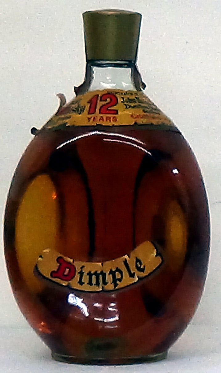 1970s Dimple 12 Year old Blended Whisky - Scottish Whiskey - Whiskey -