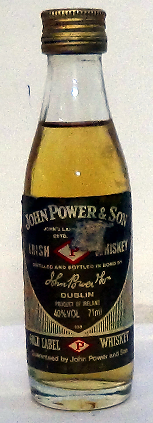 1970’s John Power Gold Label Irish Whisky 7cl