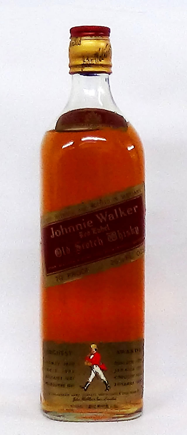 1970’s Pre Decimalisation Johnnie Walker Red Label 26 2/3 fl.oz Master