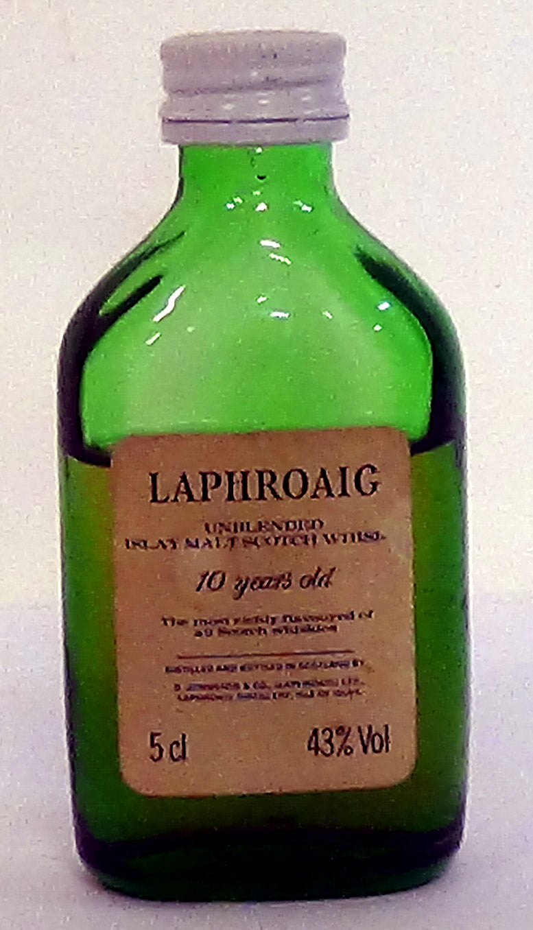 1970s Laphroaig 10 YO 43% abv 3cl