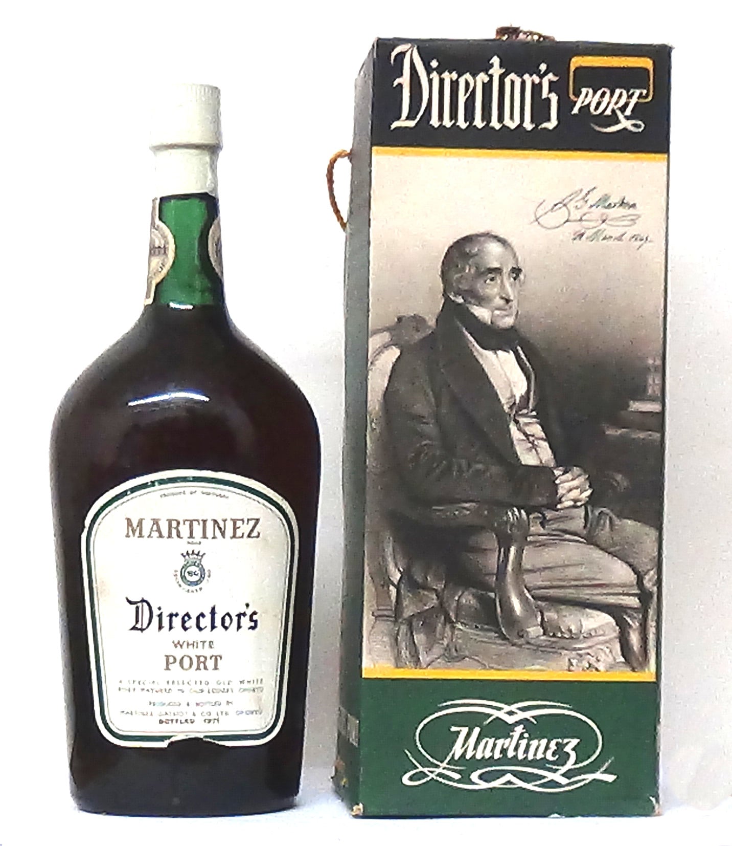 1971 Martinez Directors White Port Imperial Quart - M&M Personal Vintn