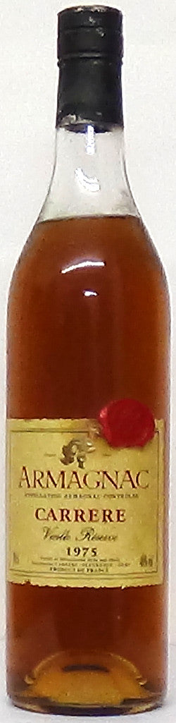 1975 Carrere Vielle Reserve Vintage Armagnac - Spirits & Liqueurs - M&