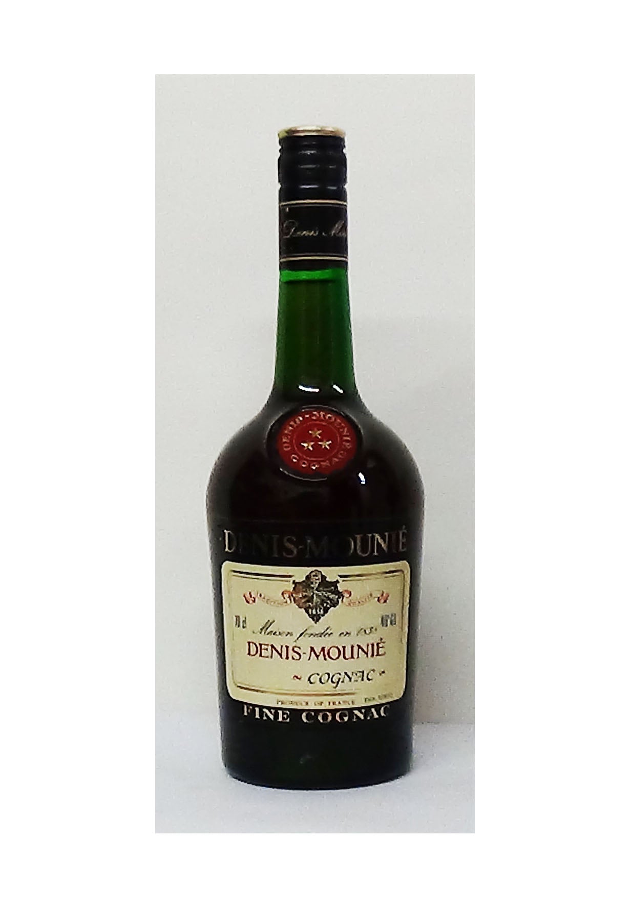 1980 Dennis Mounie 3 Gold Leaf Cognac - M&M Personal Vintners Ltd