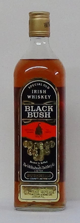 1980,s Bushmills Black Bush Special Old Blended Irish Whisky - Irish W