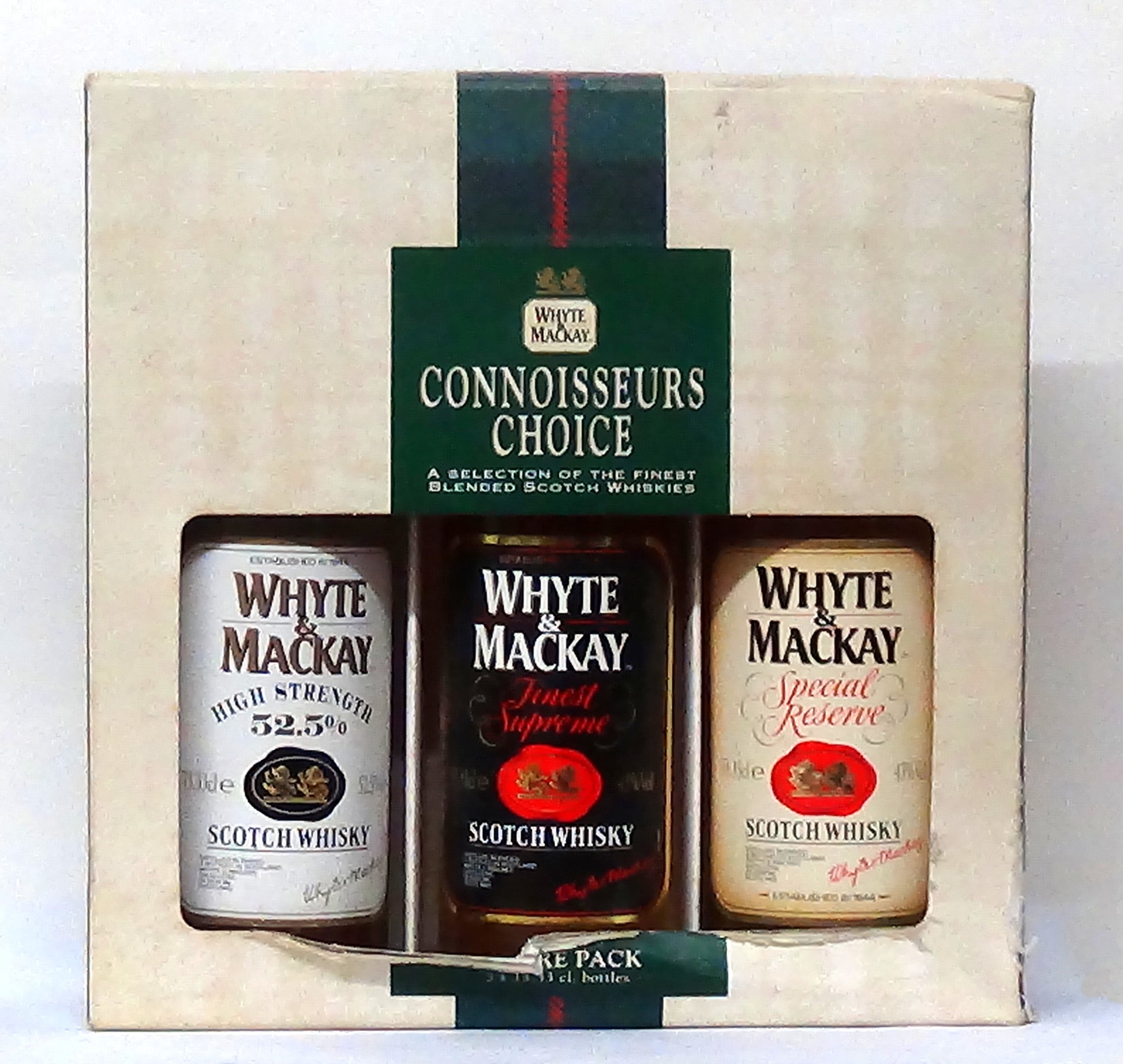 1980s Connoisseur Choice Triple Pack Whyte And Mackay - M&M Personal V