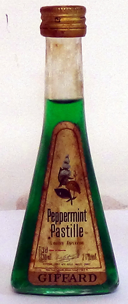 1980s giffard peppermint pastille liqueur 3cl