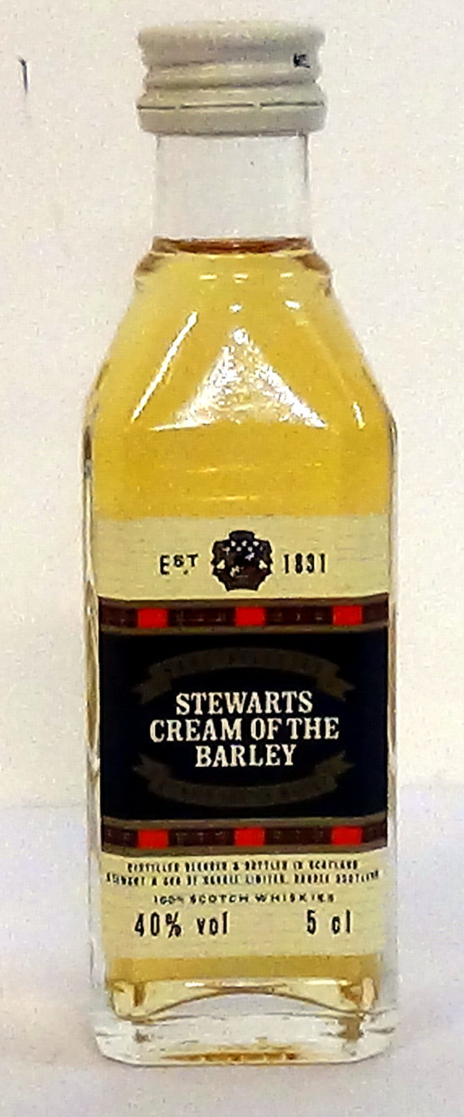1980s Stewarts Cream Of The Barley 5cl