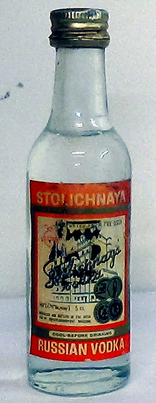 1980s Stolichnaya Russian Vodka 5cl