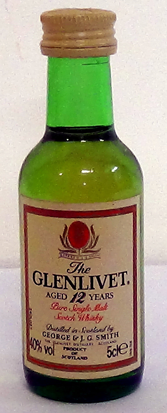 1980s The Glenlivet 12 YO 5cl
