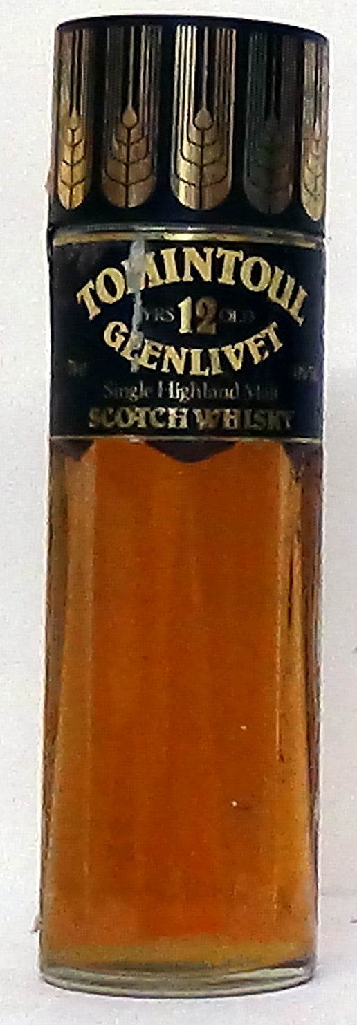 1980s Tomintoul Glenlivet 12 Year Old Highland Malt ‘old perfume bottl
