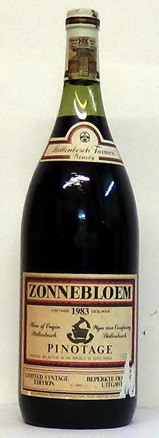 1983 Zonnebloem Pinotage Magnum 1.5 Litre Stellenbosch South Africa
