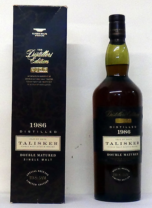 1986 Talisker Double Matured, The Distillers Edition 45.8%Abv 1 litre