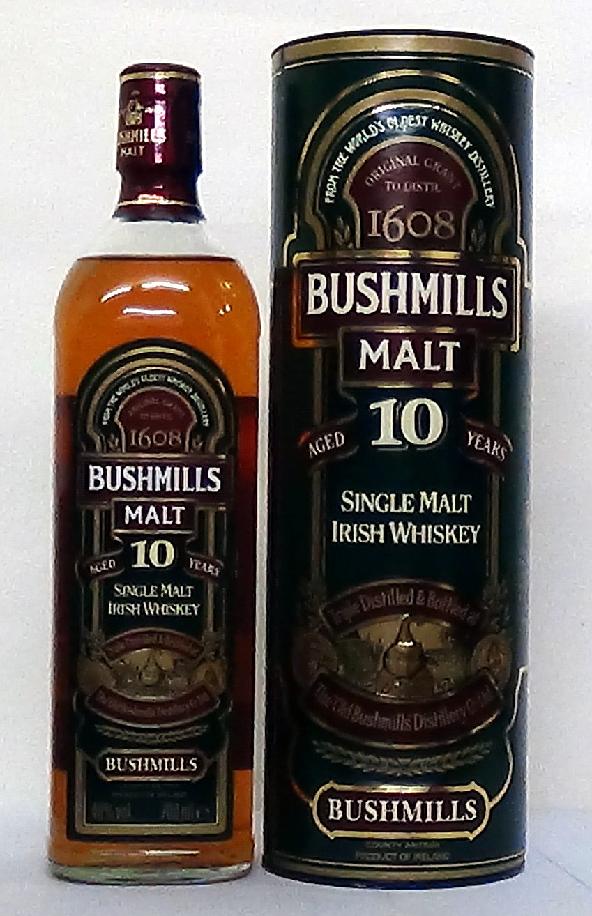 1990’s Bushmills 1608 10 Year Old - Whiskey - M&M Personal Vintners Lt