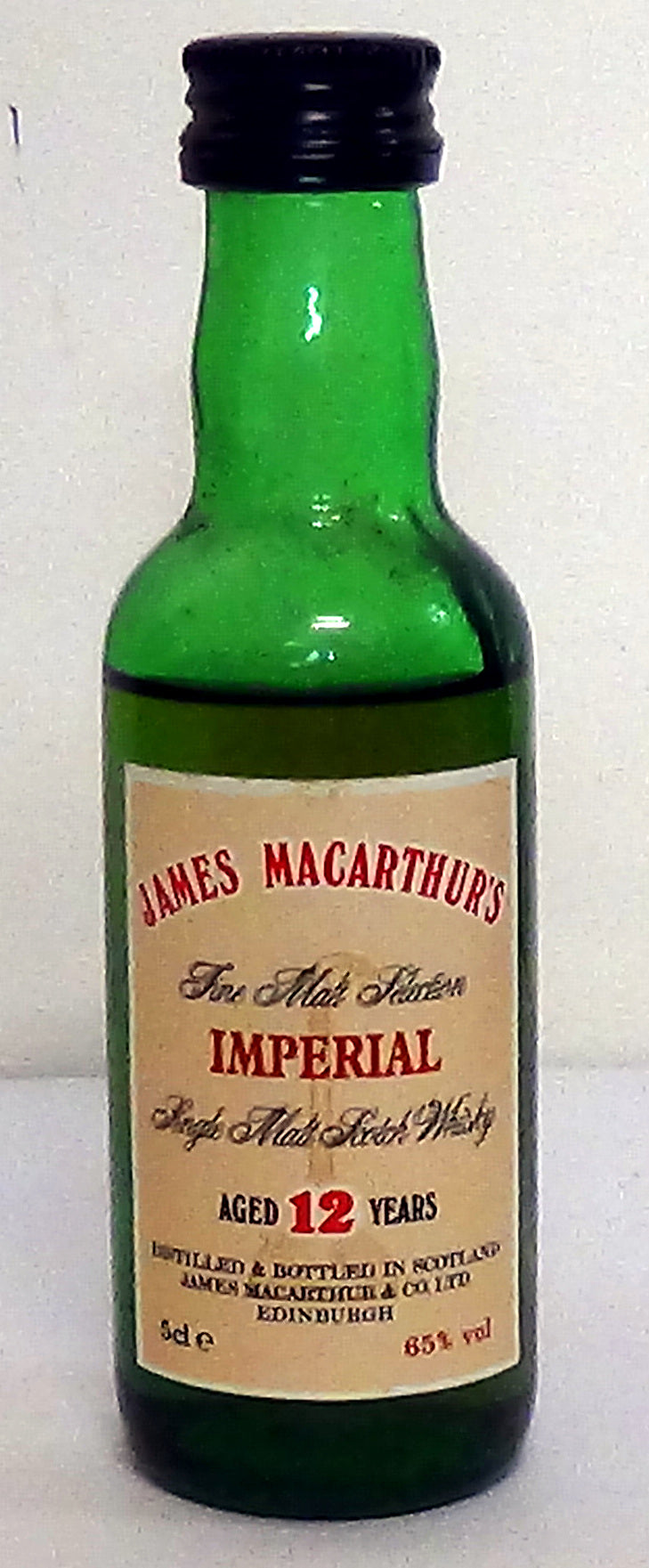 1990s James MacAthurs Imperial 12 YO 65% Abv 4cl