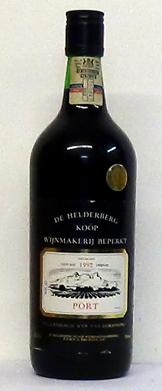 1992 De Helderberg Koop Wijnmakerij Beperkt Vintage Port South Africa