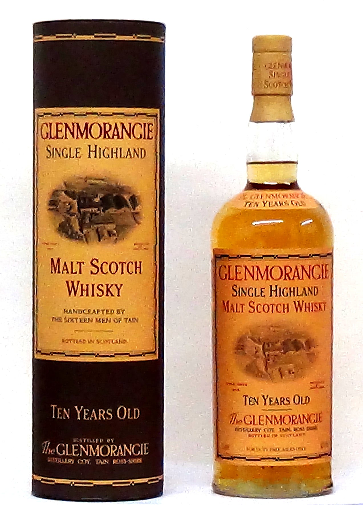 42% Glenmorangie 1 Litre Sixteen Man of Tain 10 Year - 2000's Bottling