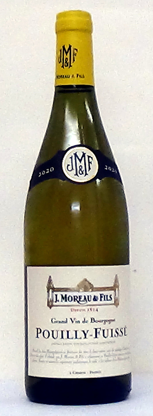 2020 Pouilly Fuissé J Moreau White Burgundy - M&M Personal Vintners Lt