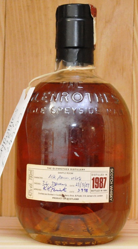 Glenrothes - Distilled 1987 - Bottled 1999 - 12 year old 43% vol - Whi