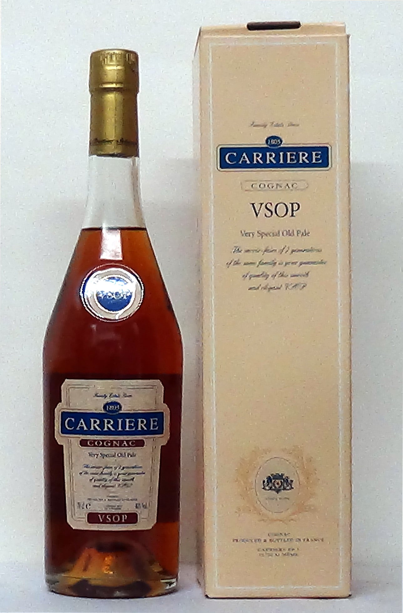 Carriere VSOP Cognac 1980’s - M&M Personal Vintners Ltd