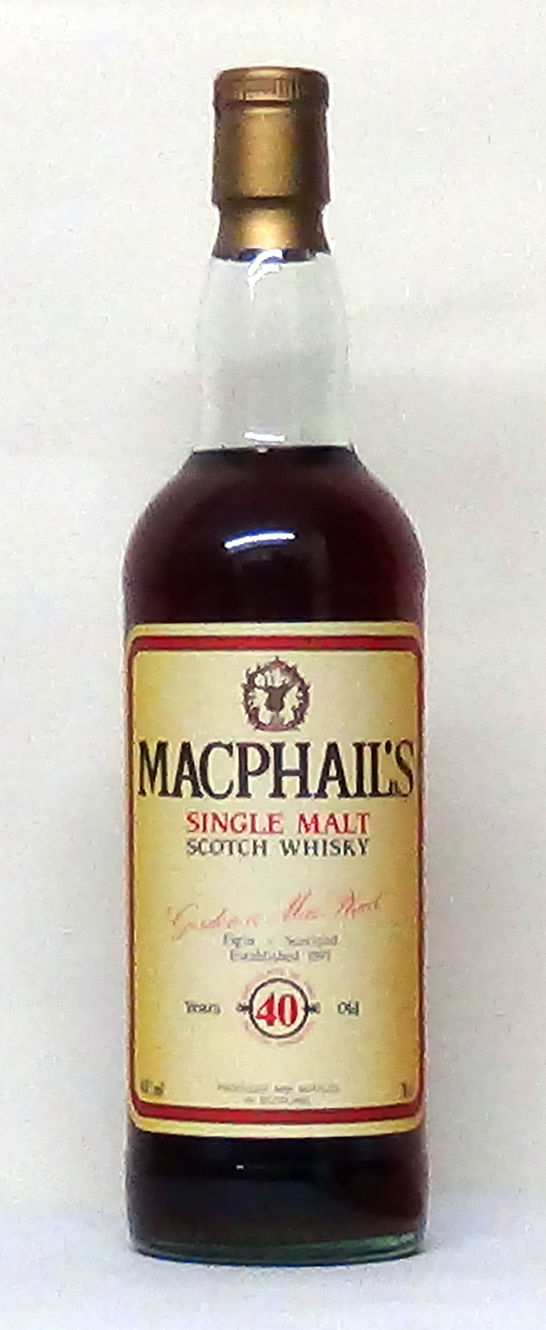 MacPhail's Single Malt 40 Year Old - Scotland, Whiskey - M&M Personal 