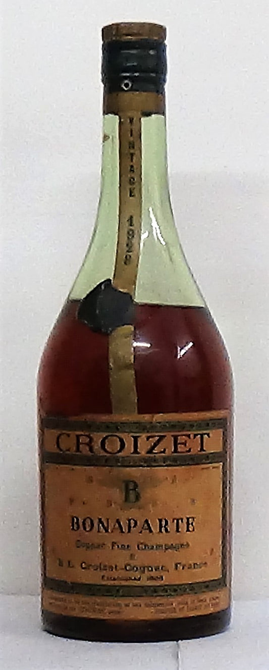 1928 Croizet Bonaparte Fine Champagne Cognac Bottled 1960’s - Cognac -
