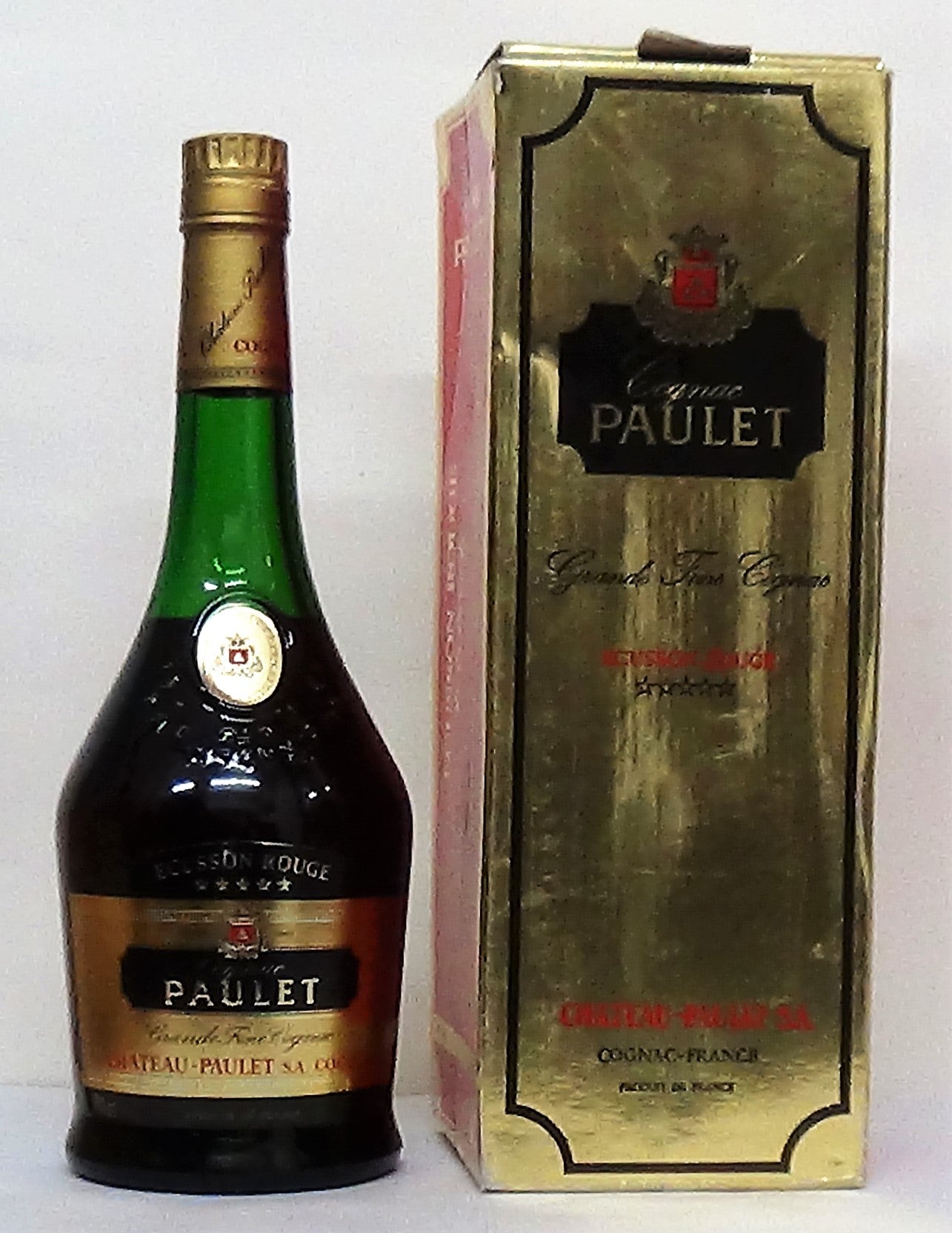 1980’s Paulet Cognac Grand Fine Cognac Ecusson Rouge - Cognac - M&M Pe