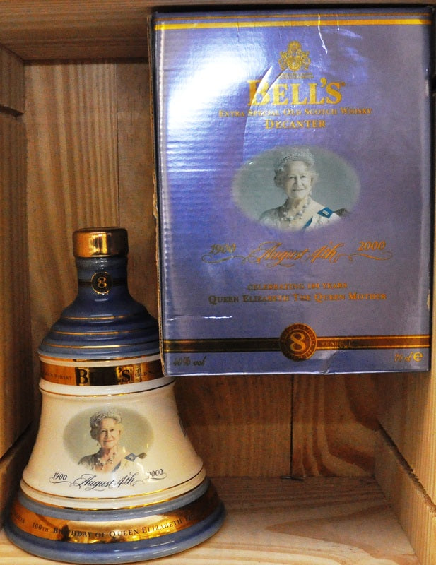 Bell's - Ceramic bell decanter - Blend - 100 years Queen Mother - 700 