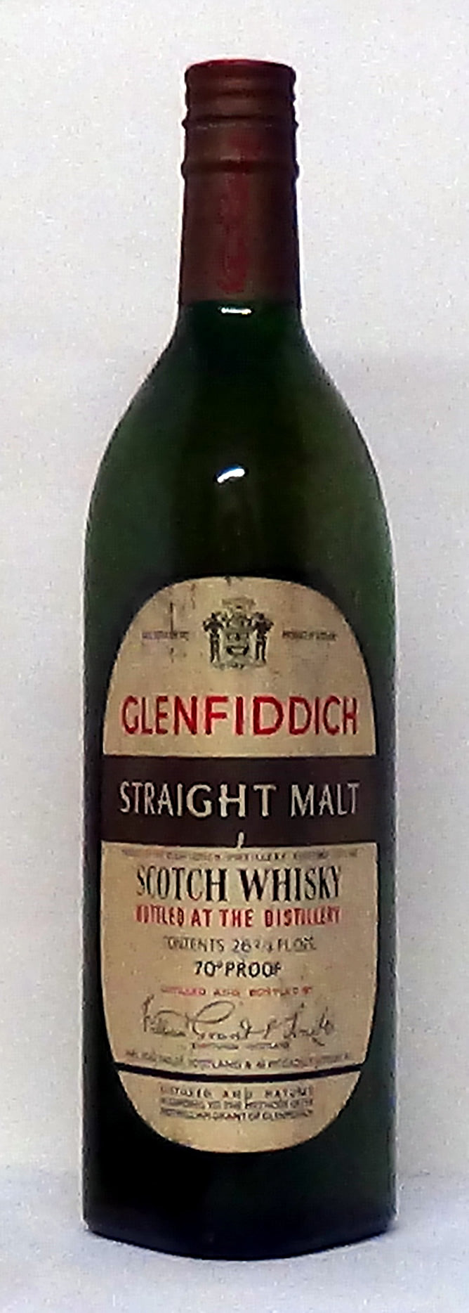 Glenfiddich Straight Malt 1960’s 26fl oz - M&M Personal Vintners Ltd