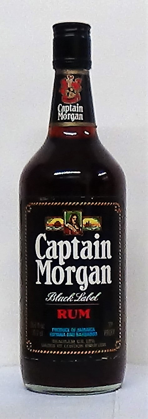 Captain Morgan's Black Label Jamaican Rum 1960S Bottling - Rum & Tequi