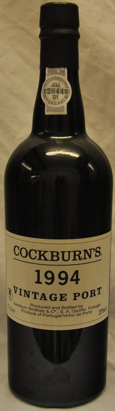 Cockburn's Vintage Port - 1994 - Port Wines - Port & Sherry - M&M Pers