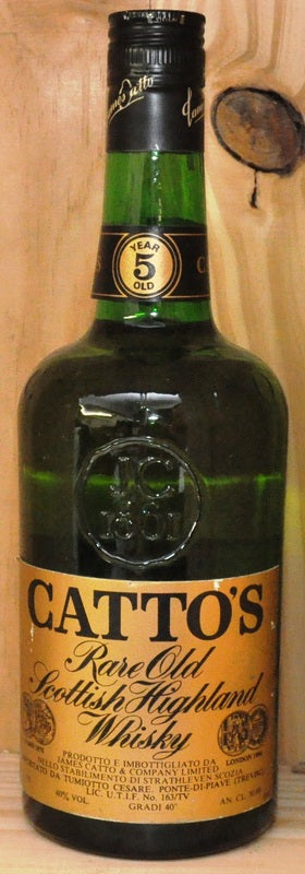 Catto's - Rare Old - 5 year old - Blend - 750ml - 40% vol - Whiskey - 