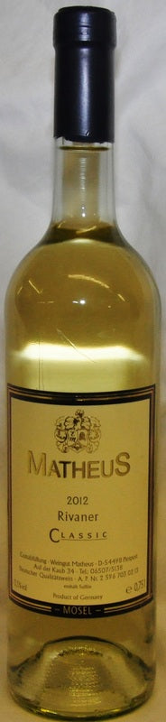 Matheus - Rivaner Classic Trocken QBA - 2014 - Mosel-Saar-Ruwer (Mosel
