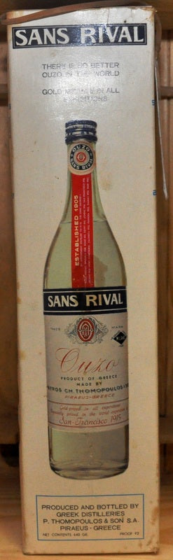 Sans Rival Ouzo 46% (660ml) - Liqueurs - Spirits - M&M Personal Vintne