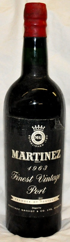 Martinez Vintage Port - 1963 - Port Wines - Port & Sherry - M&M Person
