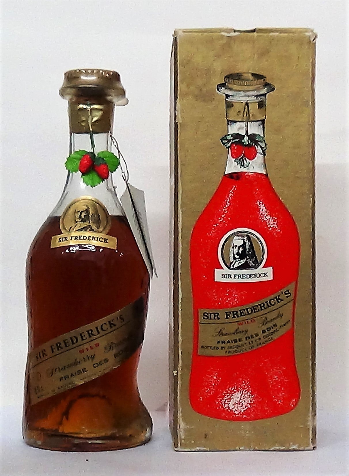 1970’s Sir Frederick's Wild Strawberry Brandy - Brandy Spirits - M&M P