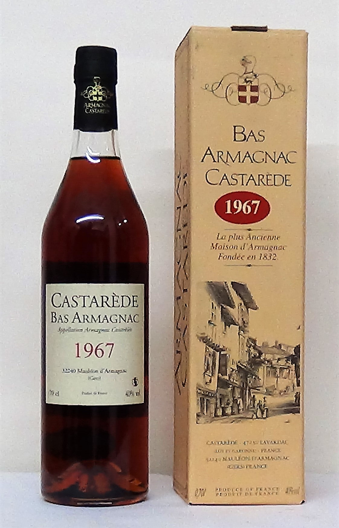 1967 Castarede Bas Armagnac - Armagnac Spirits - M&M Personal Vintners