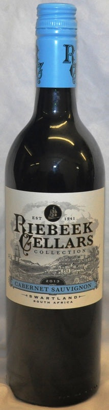 Riebeek Cellars Cabernet Sauvignon - Swartland - 2016 - Red Wines - So
