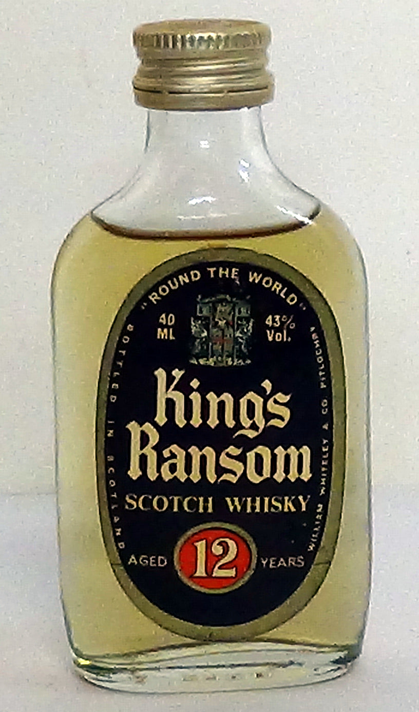 970’s Kings Ransom 12 year old 5cl