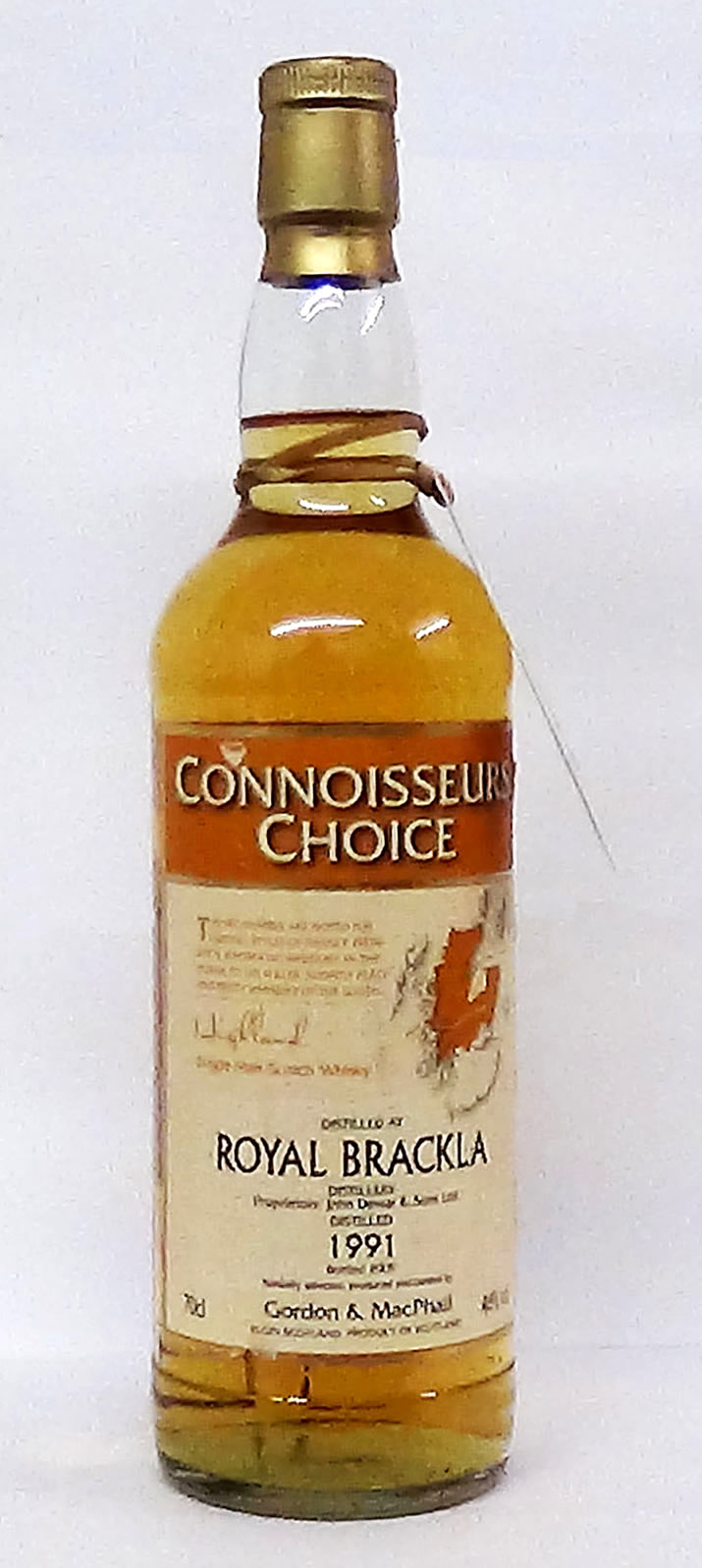 1991 Royal Brackla, Bottled 2009 18 year old Connoisseur Choice - Scot