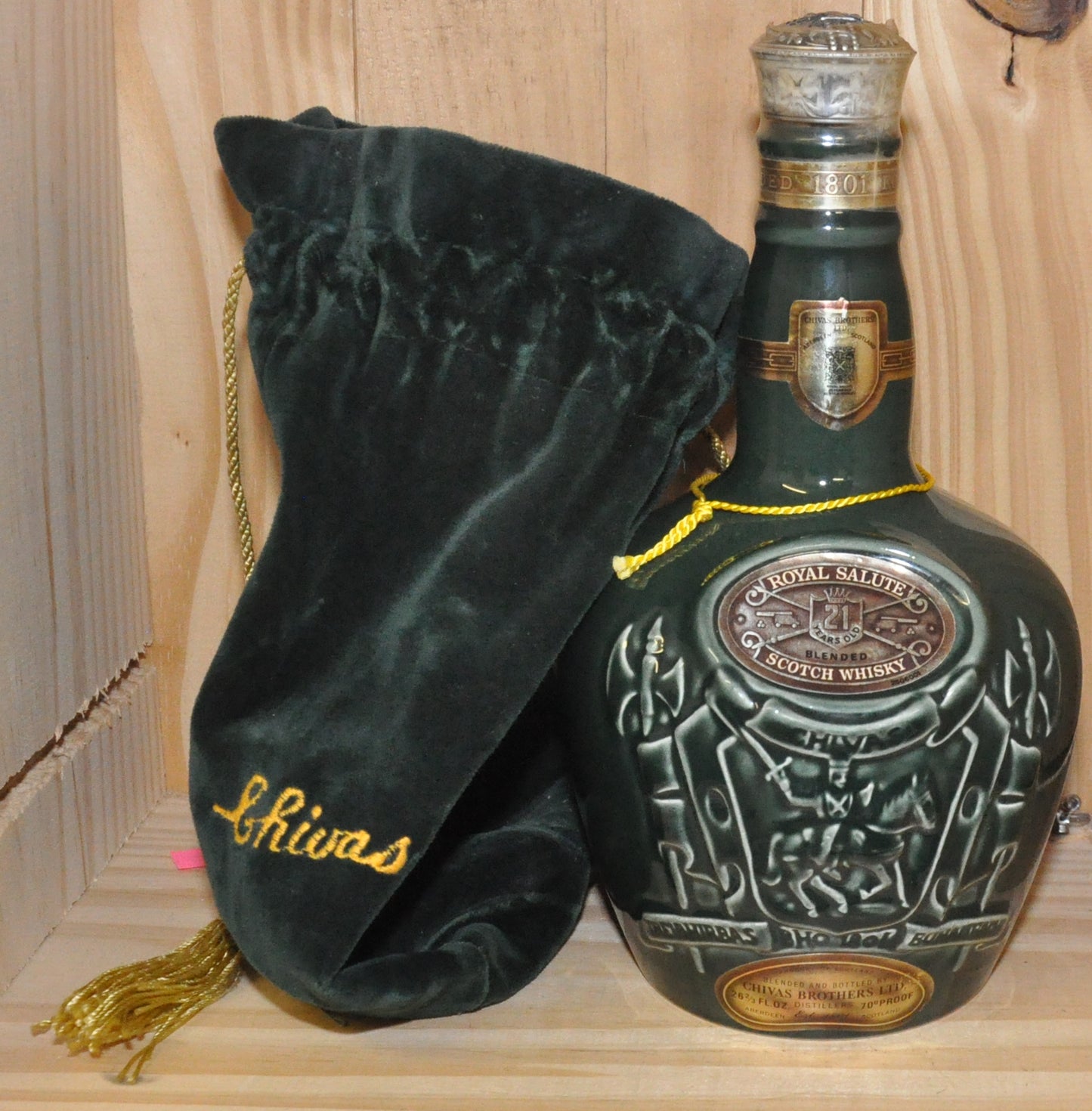 Royal Salute , Scotch Whisky , 21 ans , Emerald Flagon