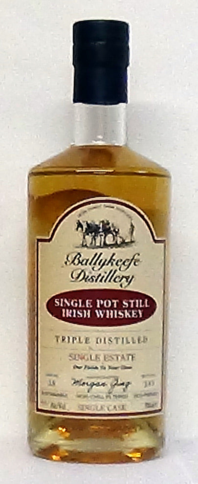 Ballykeefe Single Pot Still Triple Distilled 46% Abv