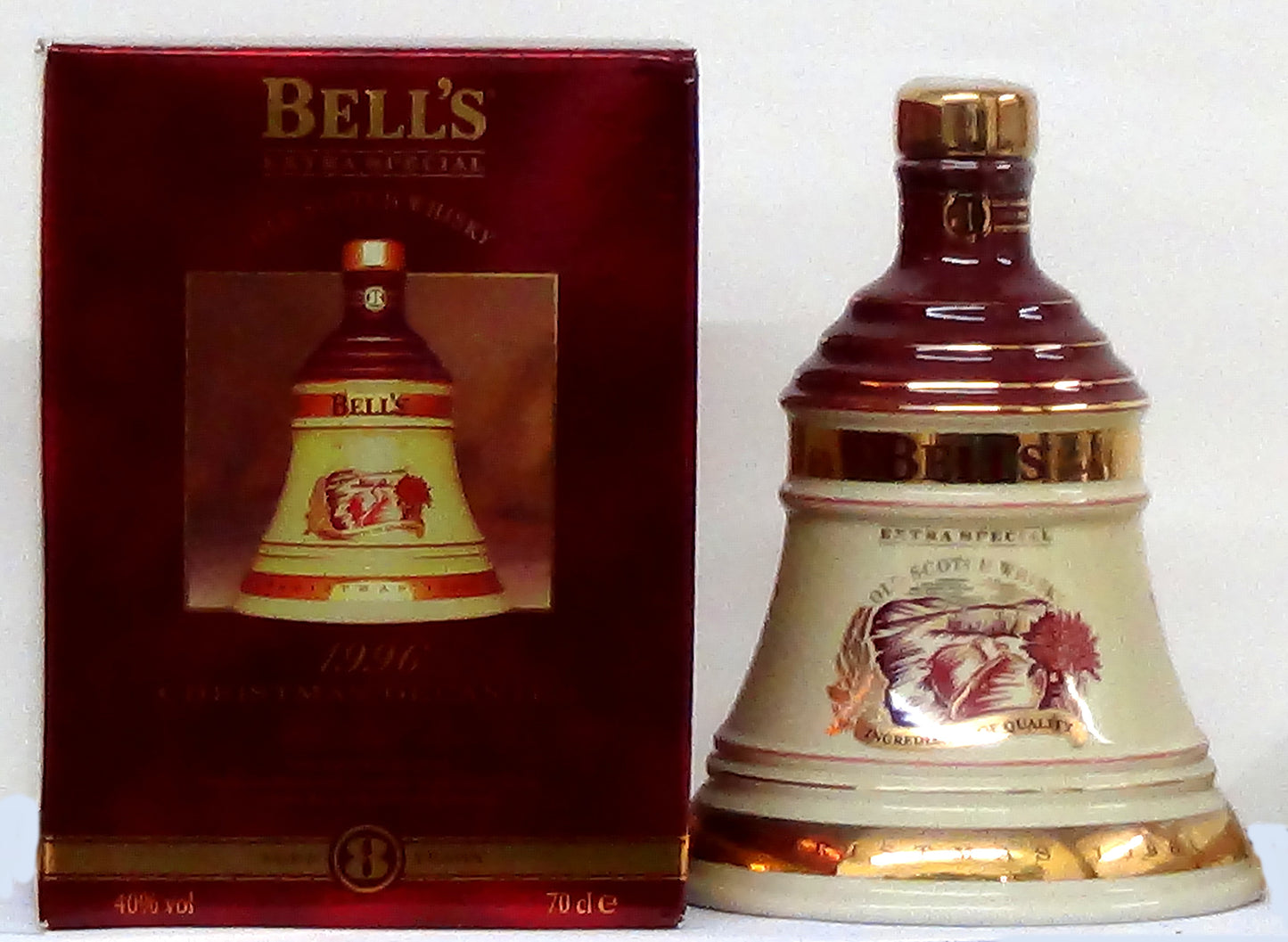 Bell's Christmas Decanter - 1996 - Whiskey - M&M Personal Vintners Ltd