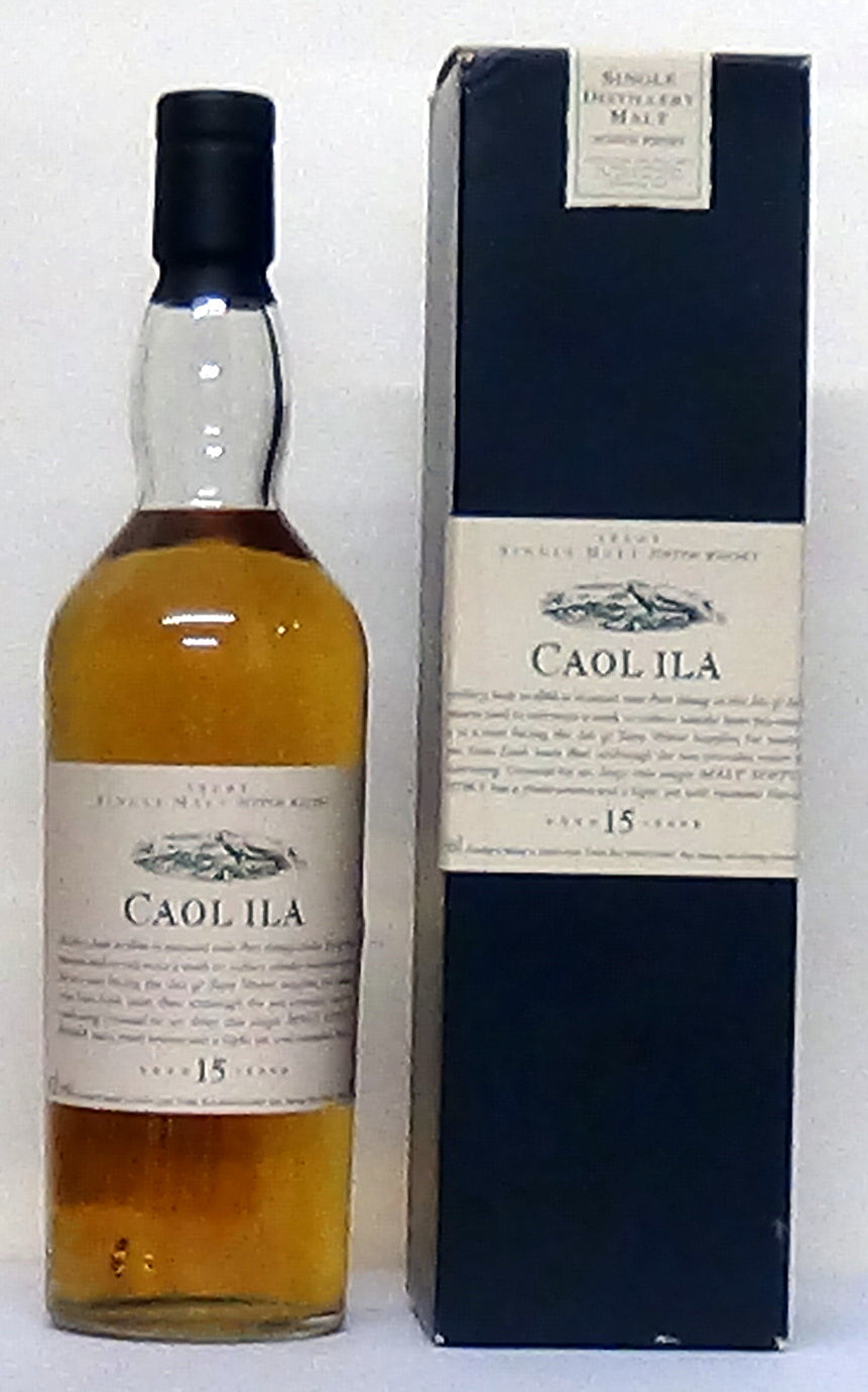 Caol Ila 15 Year Old Flora & Fauna Series - Scottish Whiskey - Whiskey